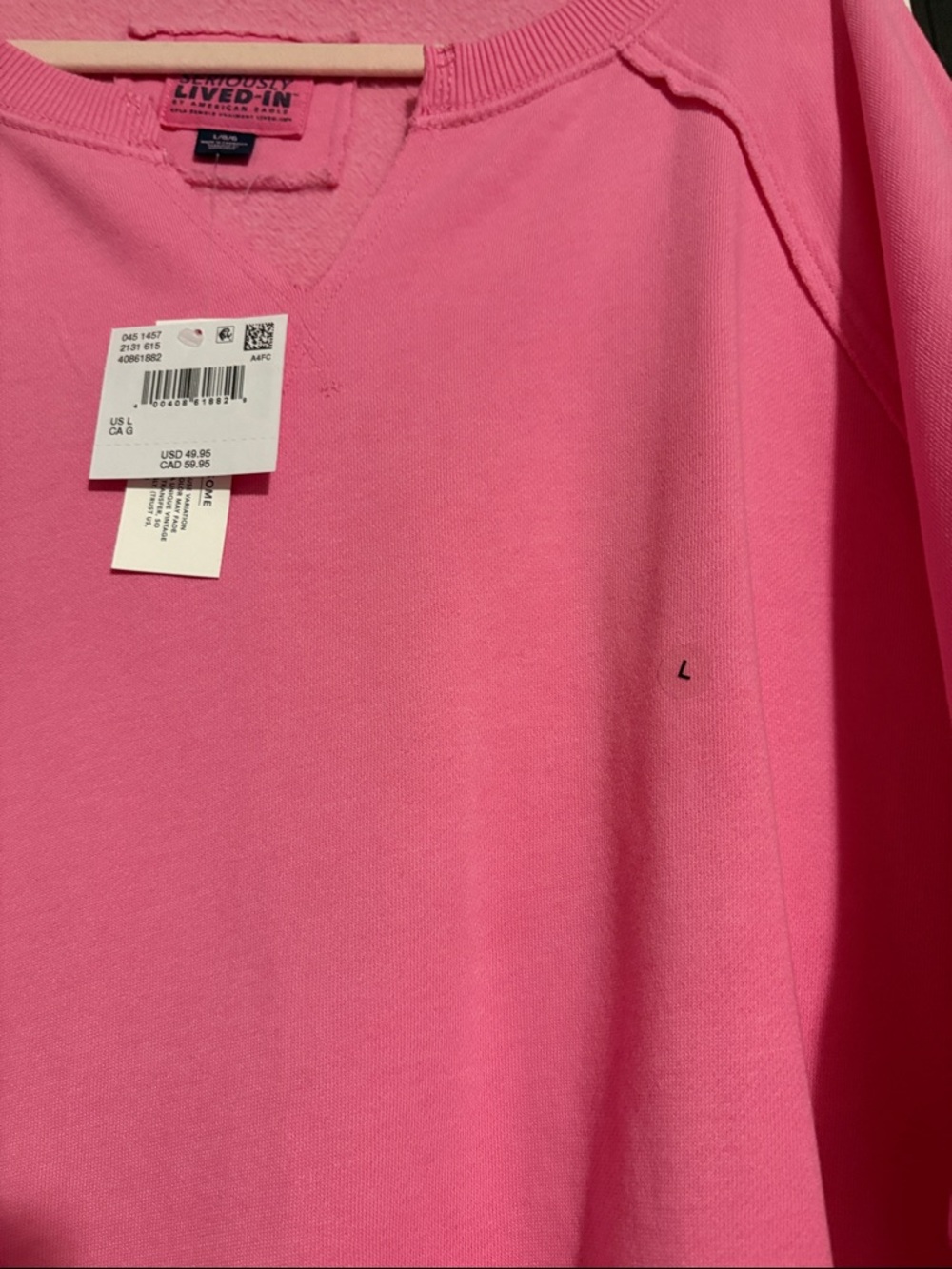 American Eagle Outfitters Pink Crewneck Sweater - Picture 5 of 5